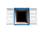 40 Fuss Seecontainer blau